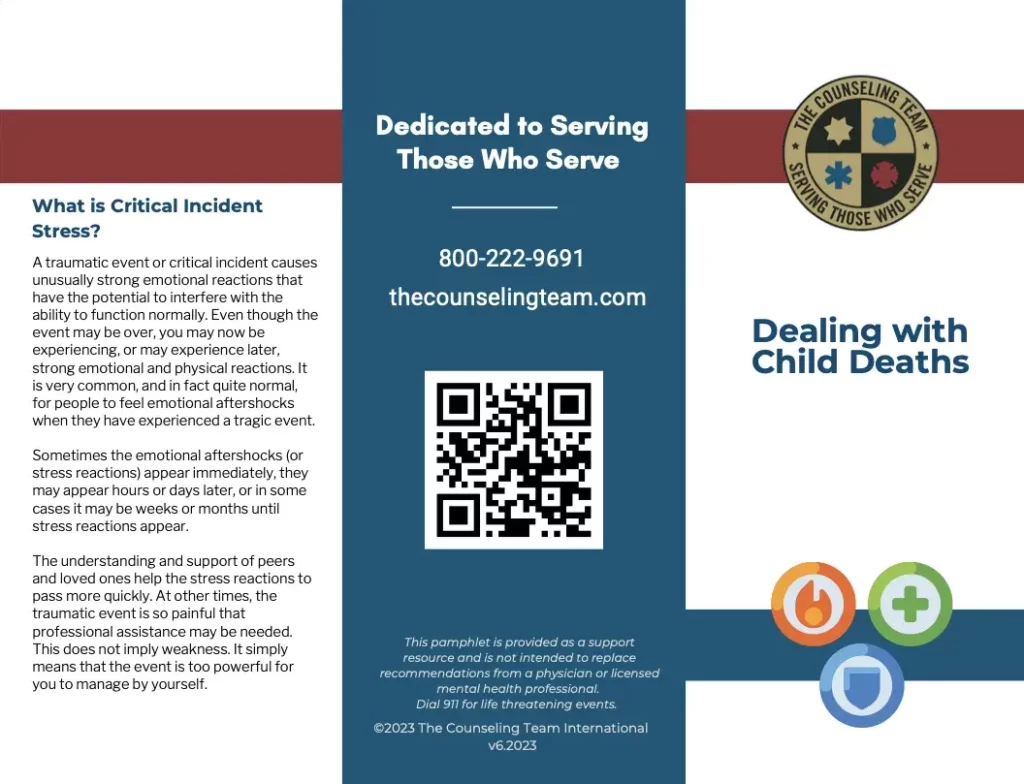 TCTI Trifold preview: Dealing with child deaths
